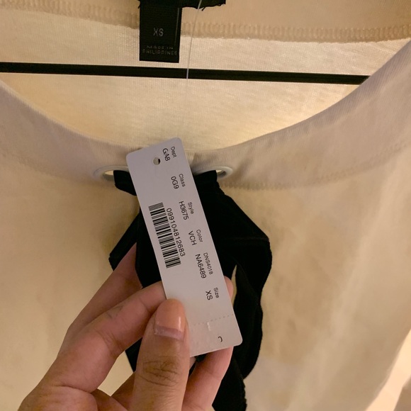 JCREW velvet Ivory Top NWT - Picture 5 of 6